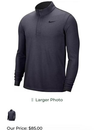 Новая зип, спортивная, гольф кофта soccer nike с этикетками