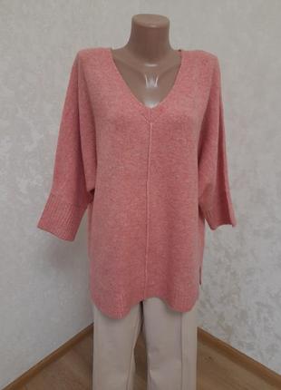 Яркий стильный свободный свитер меланж monsoon