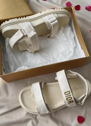 Dior sandals ‘cream’