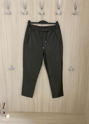 Кожаные штаны брюки zara h&m sosandra
