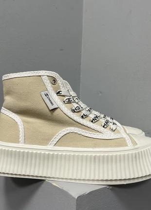 Chanel snekers platform ‘beige’ 36