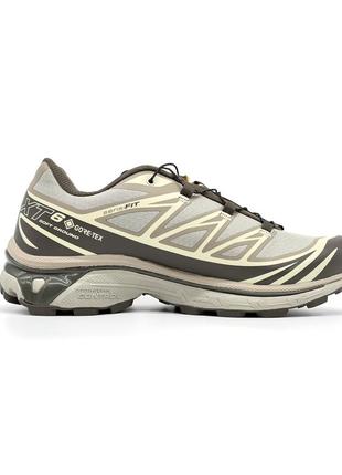 Мужские кроссовки salomon xt-6 PAPAYA-B gore-tex