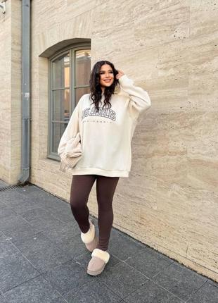 Женский теплый костюм леггинсы и худи большого размера plussize 48-62 худи на флисе леггинсы с начесом