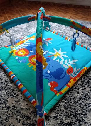 Укачивающий центр шезлонг 4 в 1 mastela 8113 light grey, светло-серый