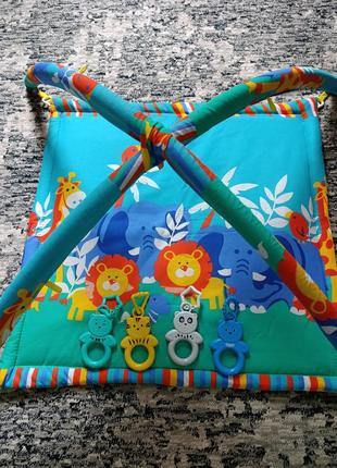 Укачивающий центр шезлонг 4 в 1 mastela 8113 light grey, светло-серый