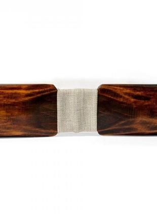 Деревянная галстук-бабочка gofin wood 11х3 см деревяный cl0083487