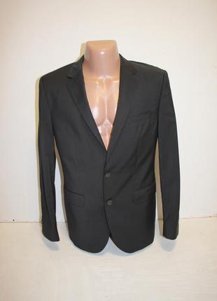 Пиджак hugo boss, virgin wool, шерсть