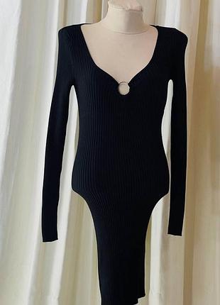 Шикарное женское трикотажное платье