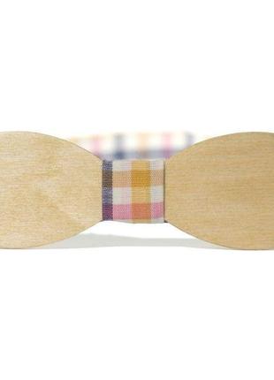 Деревянная галстук-бабочка gofin wood 11х4 см деревяный cl0083286