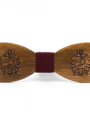 Деревянная галстук-бабочка gofin wood 11,5х4,5 см деревяный cl0083306