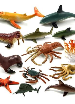 Игровой набор фигурки животных t3014-84 в колбе океанические животные , лучшая цена