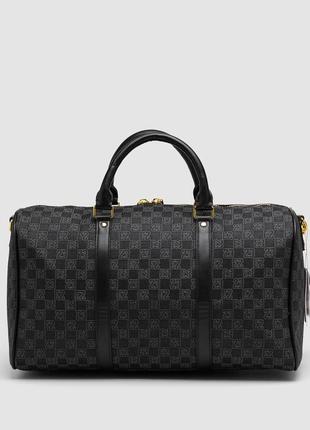 Спортивная сумка jordan monogram smoke grey темно серая