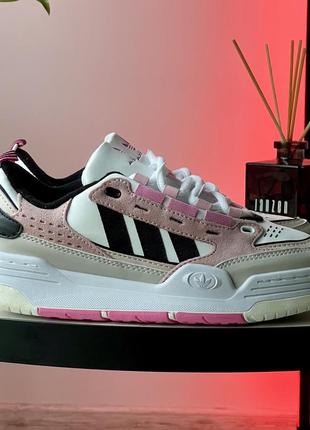 Adidas adi2000 white beige pink