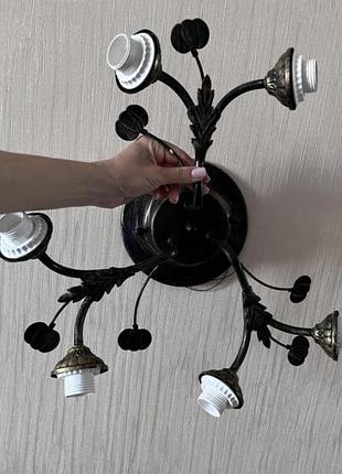 Люстра потолочный светильник б/у люстра 6 ламп ціна 500грн