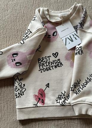 Zara з оф. сайту новий світшот р.92