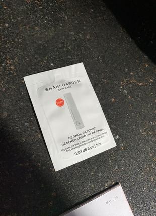 Тестер антивозрастная сыворотка для лица shani darden retinol reform, 1мл