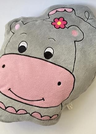 М'яка іграшка бегемот подушка бегемот