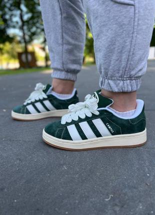 Кроссовки adidas campus green3 фото
