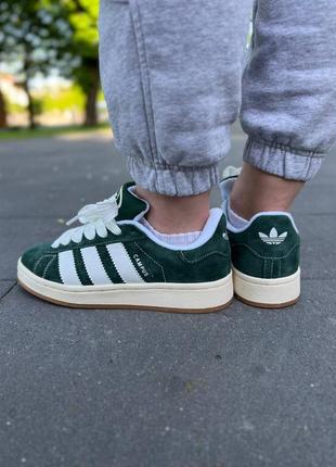 Кроссовки adidas campus green10 фото