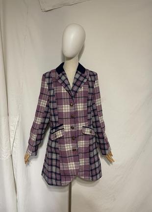 Піджак в клітинку картатий2 фото