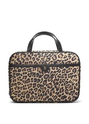 Тревел кейс косметичка victoria’s secret оригінал косметичка лео тигрова енімал тревел