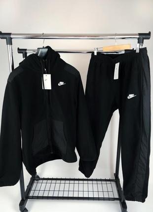 Спортивный мужской плюшевый костюм nike