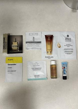Набір пробників dr jart, clarins, atache