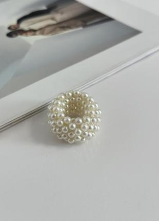 Резинка для волос из искусственных жемчужин резинка для хвоста
