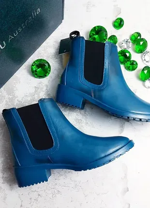 Emu australia оригінал гумові чоботи чeлсі з хутряною устілкою