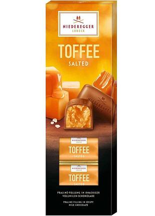 Конфеты niederegger toffee salted vollmilch 100g