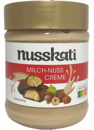 Горіхова паста nusskati milch nuss creme 200g