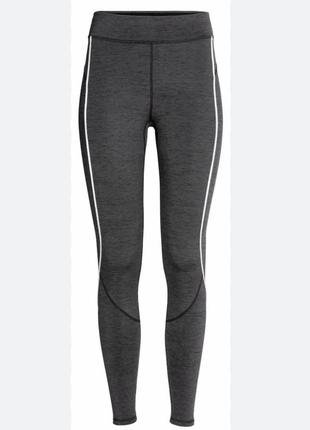 Утепленные лосины h&m sport внутри на флисе