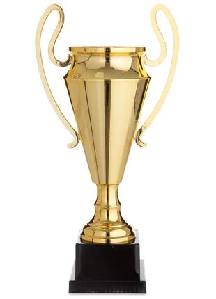Кубок спортивний із ручками zelart 1601b висота 43,5 см золото