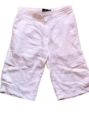 Polo cargo linen shorts1 фото