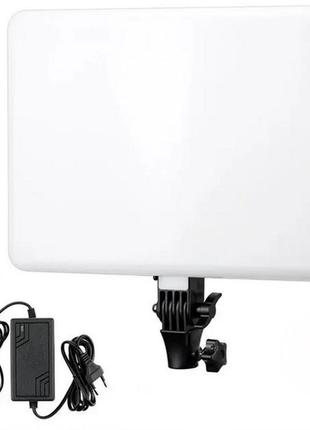 Светодиодная прямоугольная лампа для фото видео съемки штатив 2м led ra95+ прожектор портативный - pl-26,белый2 фото