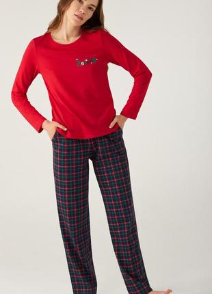Пижама женская новогодняя трикотажная ellen believe 0180/39/01