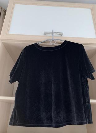 Футболка велюрова