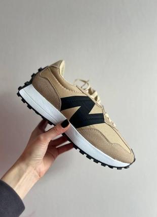 New balance 327 beige black  b82nb02