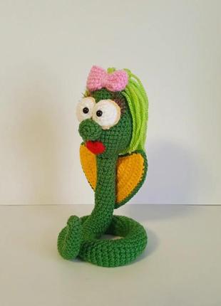 Змея – девочка, игрушка ручной работы