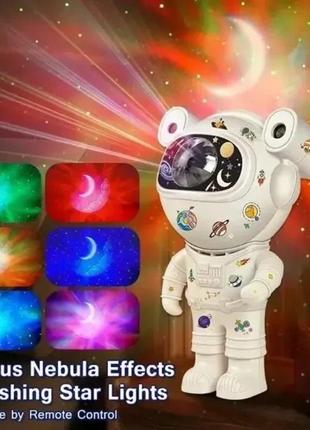 Стильный музыкальный проектор, проектор астронавт , с встроенной bluetooth колонкой