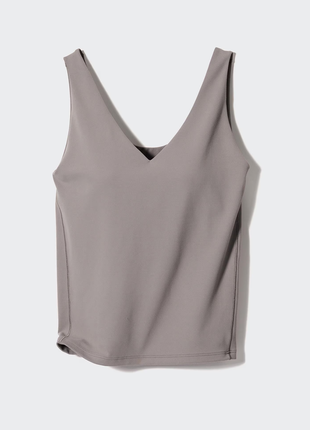 Майка топ бюстгальтер со встроенными чашками airism uniqlo