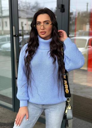 Свитер с горловиной 9