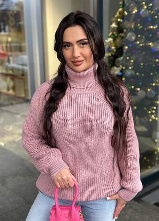 Свитер с горловиной 10