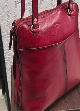 Сумка рюкзак кожаный katana