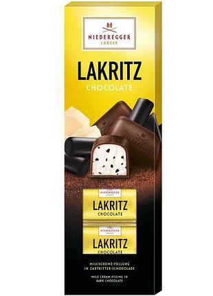 Конфеты niederegger chocolate lakritz vollmilch 100g
