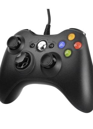 Геймпад проводной 8610 для xbox 360/xbox 360 slim/пк