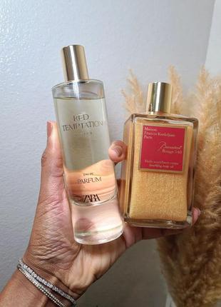 Парфуми zara red temptation winter духи zara red temptation eau de parfum аромат baccarat rouge
