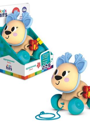 Игрушка-каталочка "олень" kh22/003 инерционные колеса