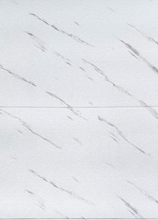 Самоклеюча 3d панель біла мармурова плитка 700х700х4мм (364) sw-00001142