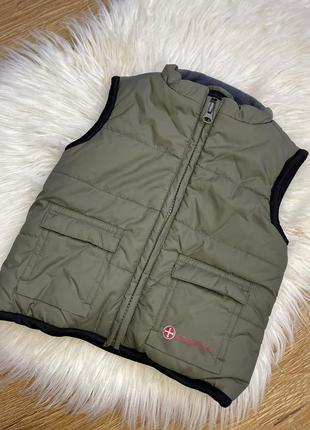 Жилетка теплая детская 6-12